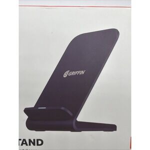 Griffin 10W Wireless Charging Stand (Black) Qi Compatible Smartphones Sealed